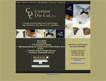 Tablet Screenshot of diecutusa.com